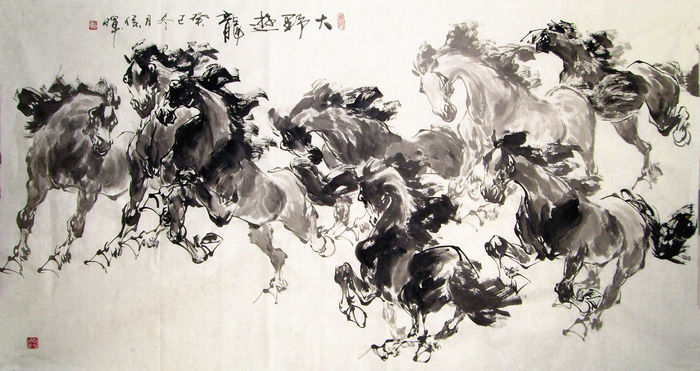 《踢踏起风雷》------徐福芳(北京)     郭树兵作品