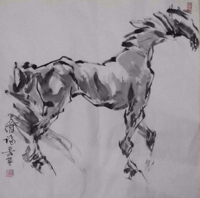 《踢踏起风雷》------徐福芳(北京)     郭树兵作品